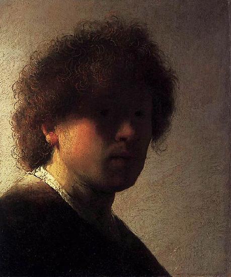 REMBRANDT Harmenszoon van Rijn Self-portrait oil painting image